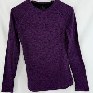 ClimateRight Cuddl Duds Purple Thermal Base Layer Top Small